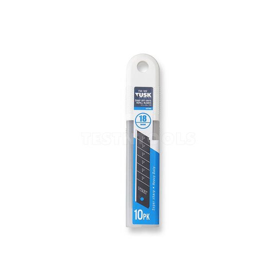 TUSK SNAP OFF KNIFE BLADE 18MM 10 PIECE TSO182