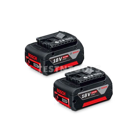 BOSCH 18V 2PC 5.0AH LITHIUM ION BATTERY KIT