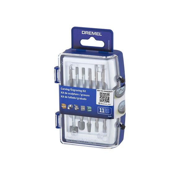 DREMEL 729 CARVING AND ENGRAVING MICRO KIT 11 PIECE 729-02 26150729AA