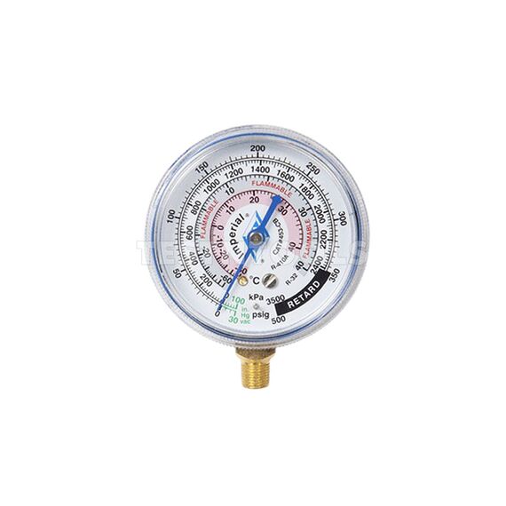 IMPERIAL LOW SIDE GAUGE FOR R32 R410A BLUE IMP-453CB