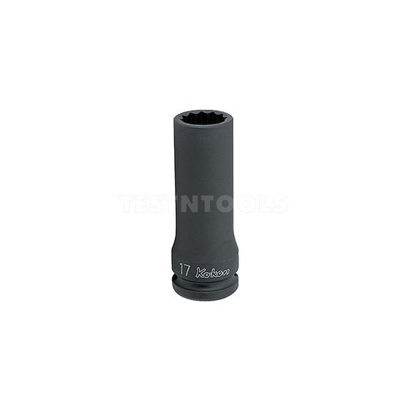 KOKEN DEEP IMPACT SOCKET 1/2" DRIVE 21MM X 80MM LONG 12PT 14305M21