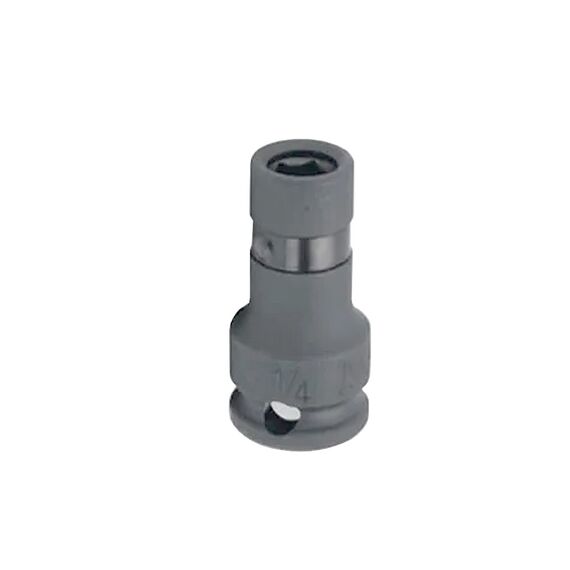 KOKEN LOCKING IMPACT BIT HOLDER 1/2" DRIVE 48MM LONG FOR 1/4" IMPACT BIT 14137E