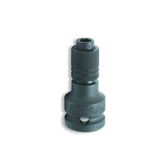KOKEN LOCKING IMPACT BIT HOLDER 1/2" DRIVE 55MM LONG FOR 1/4" BIT 14142