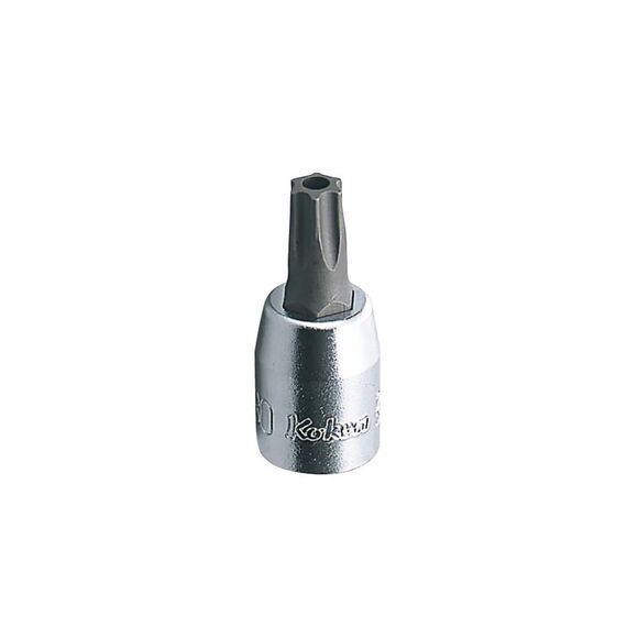 KOKEN TORX BIT SOCKET TAMPER PROOF 1/4" DRIVE TH40 X 28MM LONG 2025-28TH40