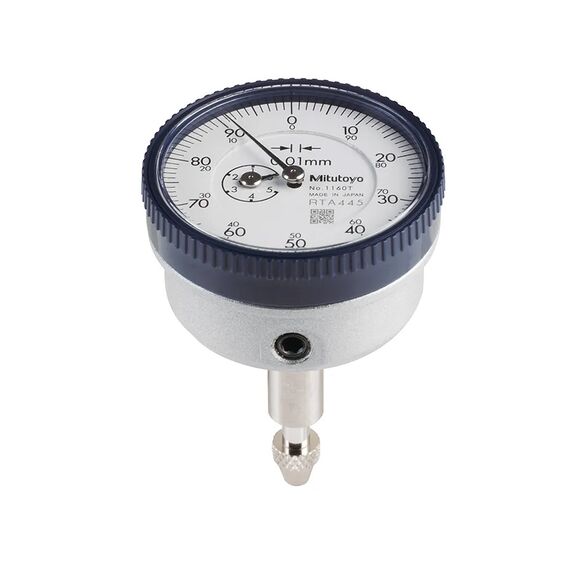 MITUTOYO DIAL INDICATOR BACK PLUNGER TYPE 5MM 0.01MM 1160A