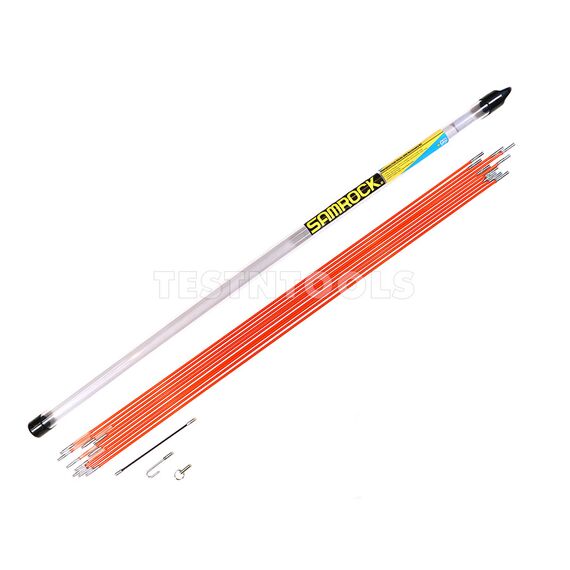 SAMROCK FIBERGLASS CABLE ROD SET 10 PIECE 1000MM RODC-1000