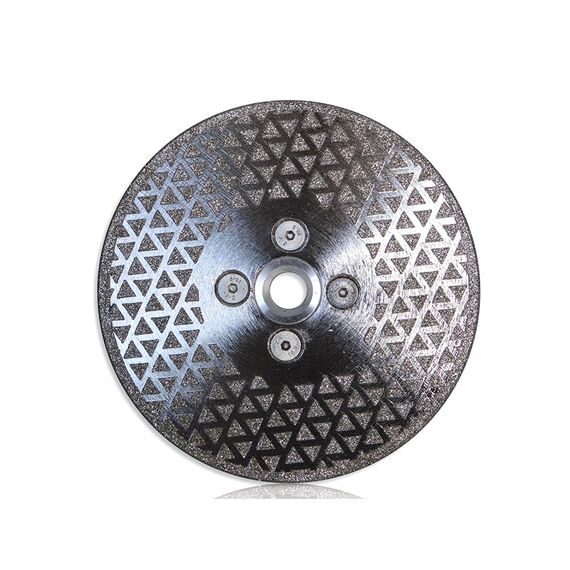 TUSK ELECTROPLATE CG BLADE WITH FLANGE 125MM TCEF125