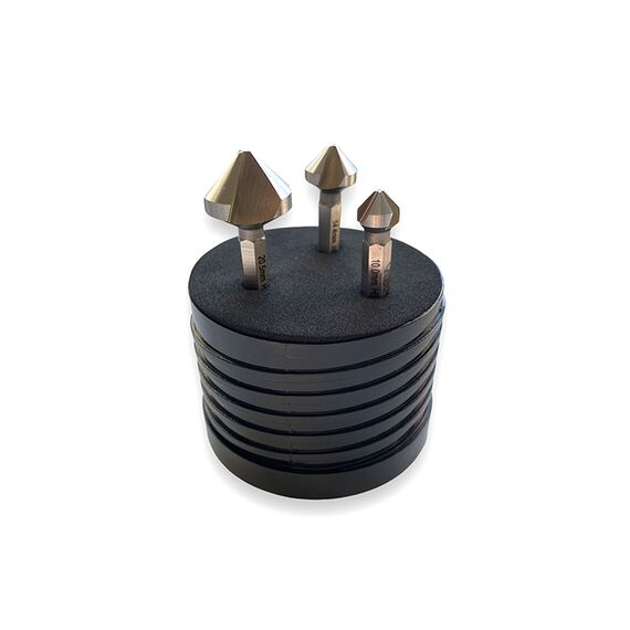 TUSK HSS COUNTERSINK SET 10MM - 20.5MM 3 PIECE HCS3PS