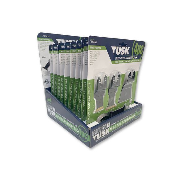 TUSK MULTI-TOOL BI-METAL BLADE SET 4 PIECE TMTA25
