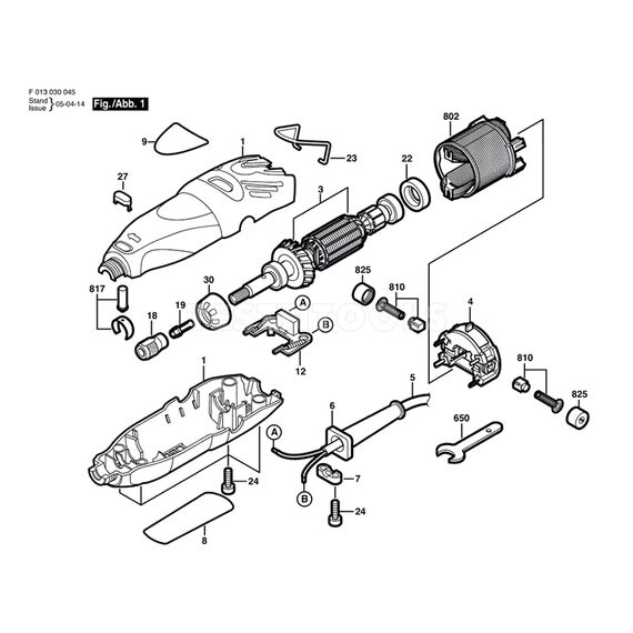 DREMEL 300 SPARE PART NUMBER 4 - SPEED SWITCH 2610925774