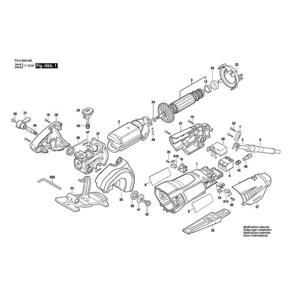 DREMEL SAW MAX SM20 SPARE PART NUMBER 41 - FLANGE PLATE 2610021327