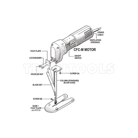 CONSEW FOAM RUBBER CUTTER TOOL ONLY CFC-M