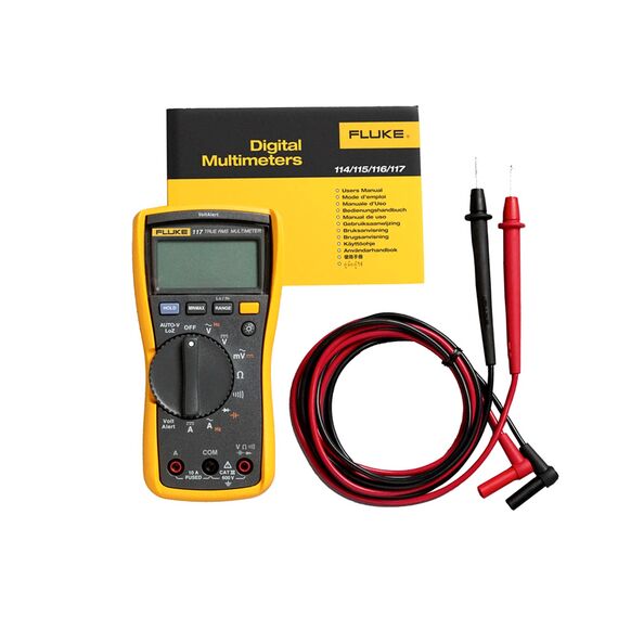 FLUKE 117 ELECTRICAL DIGITAL MULTIMETER TRUE RMS 600V, 2 FLUKE 117 ELECTRICAL DIGITAL MULTIMETER TRUE RMS 600V