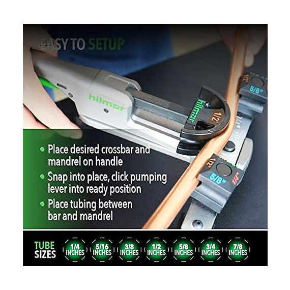 HILMOR COMPACT TUBE BENDER KIT 1/4" TO 7/8" HIL-1839032