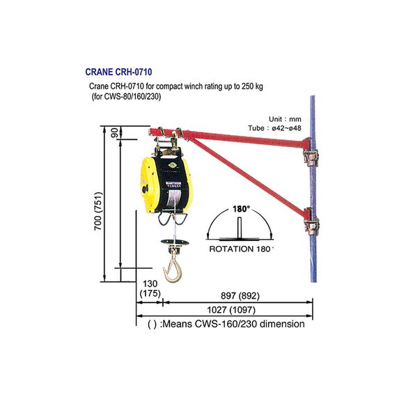 PACIFIC SWIVEL ARM ASSEMBLY CRH071