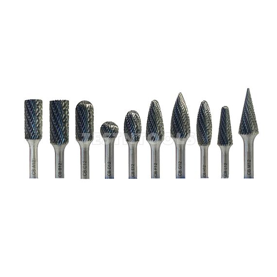 TUSK CARBIDE BURR 12MM X 6MM CONE CBL12
