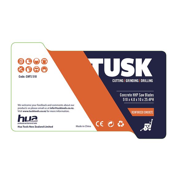 TUSK CONCRETE HHP SAW BLADE 510MM CHFS510