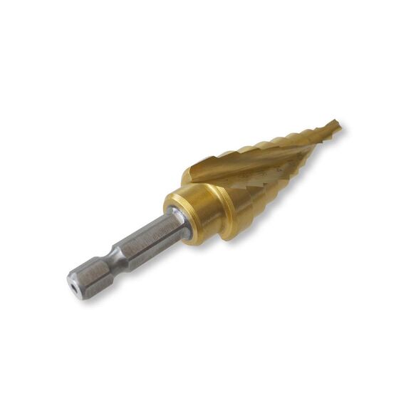 TUSK HSS STEP DRILL BIT 4MM - 20MM QC HEX HSD20H