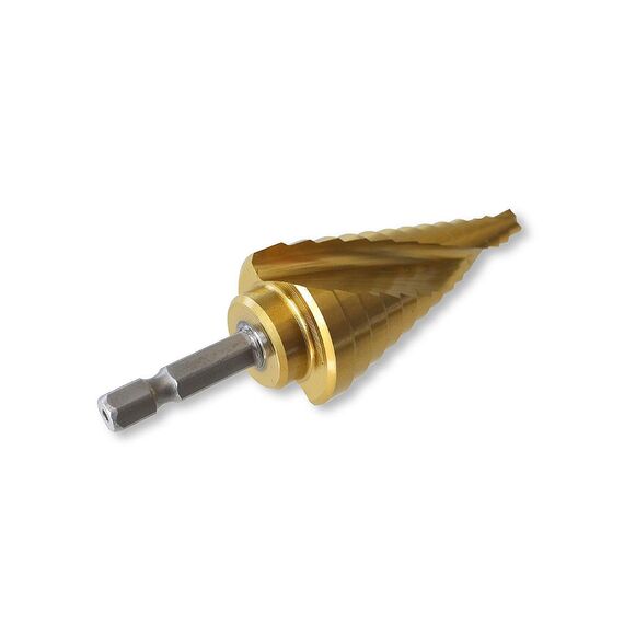 TUSK HSS STEP DRILL BIT 6MM - 30MM QC HEX HSD30H