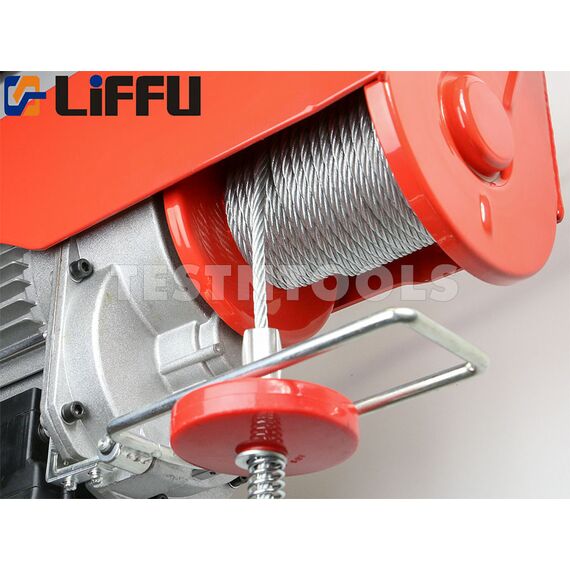 LIFFU ELECTRIC HOIST 230V WIRE ROPE 18M 1200KG PA1200