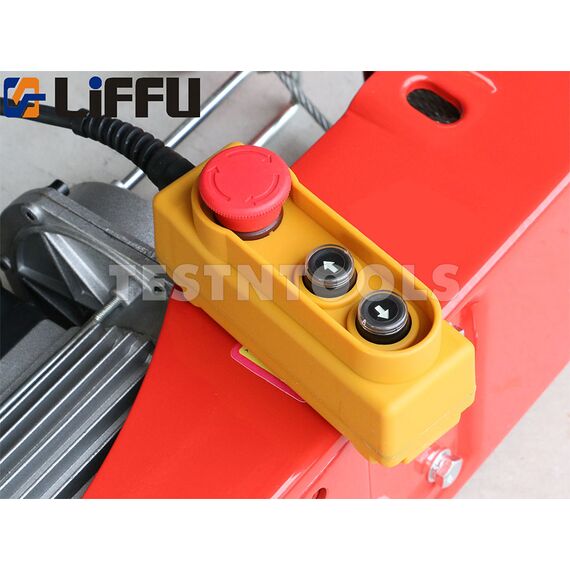LIFFU ELECTRIC HOIST 230V WIRE ROPE 18M 1200KG PA1200