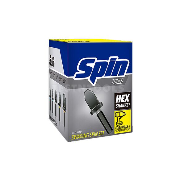 SPIN TOOLS HVAC SWAGING TOOL SET 1/4" - 3/4" CI-S5000