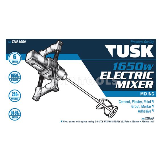 TUSK ELECTRIC MIXER 1650W TEM1650