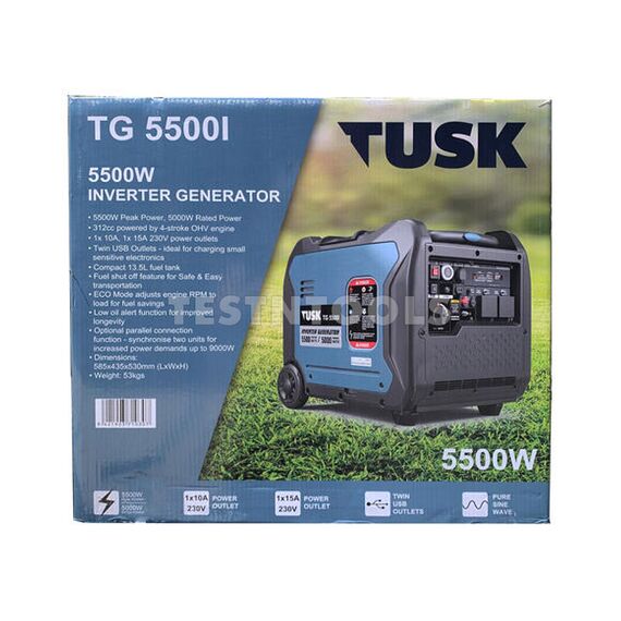 TUSK INVERTER GENERATOR 5500W TG5500I