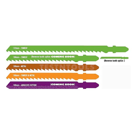 TUSK JIGSAW BLADE FOR TIMBER 100MM 10TPI REVERSE TOOTH 2 PIECE TJB108