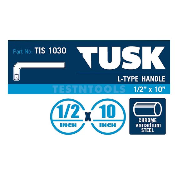 TUSK L-TYPE HANDLE 1/2" X 10" TIS1030