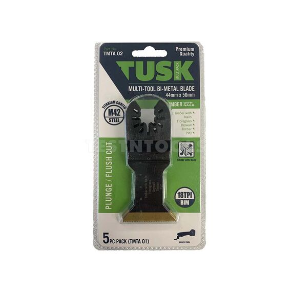 TUSK MULTI-TOOL BI-METAL BLADE 44MM X 50MM 5 PIECE TMTA02