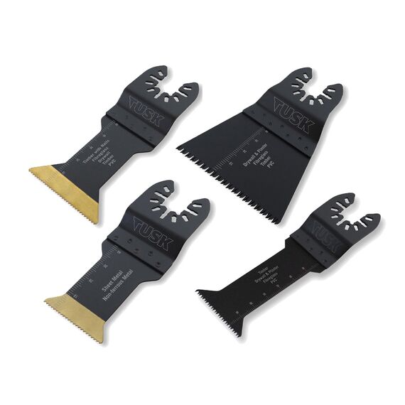 TUSK MULTI-TOOL BI-METAL BLADE SET 4 PIECE TMTA25