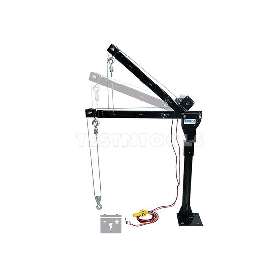 GARRICK UTE MOUNT SWIVEL CRANE HOIST 12VDC 800KG UTECRANE500