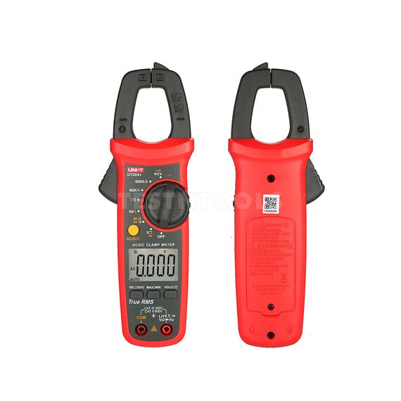 UNI-T DIGITAL CLAMP METER 600A ACDC UT204+