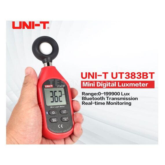 UNI-T DIGITAL MINI LIGHT METER UT383BT, 6 UNI-T DIGITAL MINI LIGHT METER UT383BT