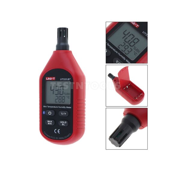 UNI-T DIGITAL MINI TEMPERATURE HUMIDITY METER UT333BT
