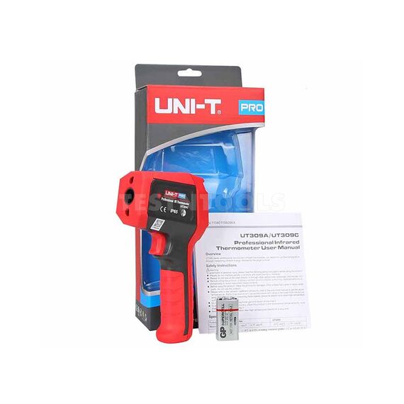 UNI-T PROFESSIONAL INFRARED THERMOMETER -35°C TO 650°C UT309C, 3 UNI-T PROFESSIONAL INFRARED THERMOMETER -35°C TO 650°C UT309C