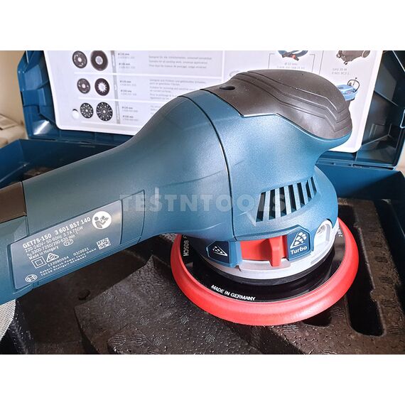 BOSCH DUAL-MODE RANDOM ORBITAL SANDER 150MM GET75-150 0601257141, 4 BOSCH DUAL-MODE RANDOM ORBITAL SANDER 150MM GET75-150 0601257141