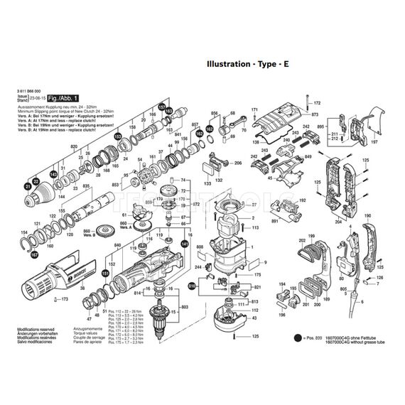 BOSCH GBH12-52DV SPARE PART NUMBER 80 - SPEED GOVERNOR