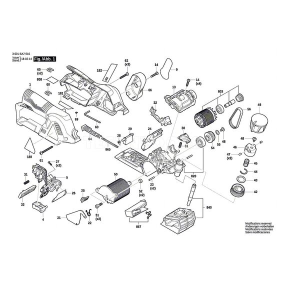 BOSCH GHO12V-20 SPARE PART NUMBER 684 - SHAVINGS BAG 2605411243