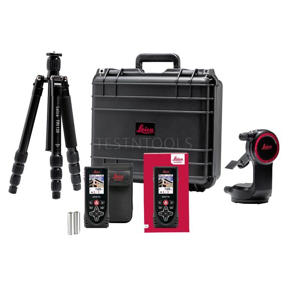 LEICA DISTO X4-1 PACKAGE LASER DISTANCE METER DUST/WATER/DROP PROOF IP65
