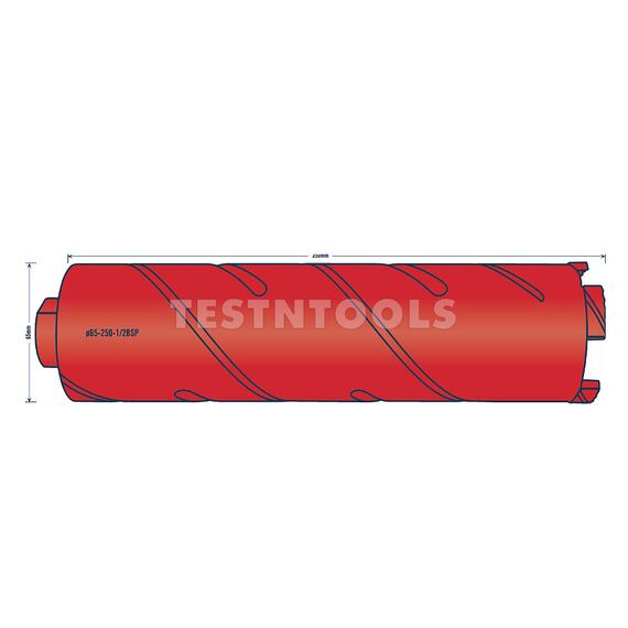 TUSK DIAMOND DRY CORE DRILL 250MM X 65MM DCB65