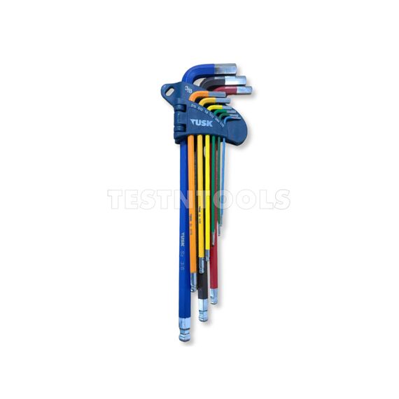 TUSK HEX KEY SET BALL END 9 PIECE IMPERIAL TKS9HI