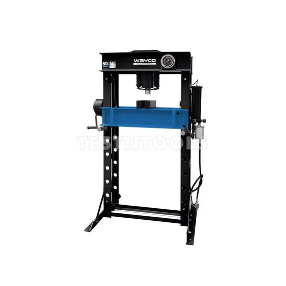 WAYCO HYDRAULIC PRESS WELDED WITH PNEUMATIC PUMP 50 TON PREH-W1356