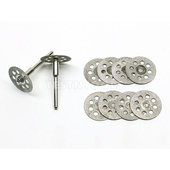 DESIC DIAMOND COATED CUTTING WHEELS 22MM 10 PIECE SET