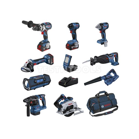 BOSCH 18V 10PC 5.0AH BRUSHLESS COMBO KIT 0615A5008X
