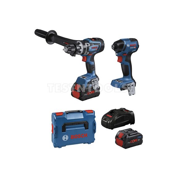 BOSCH 18V 2PC 8.0AH BRUSHLESS COMBO KIT GSB+GDR