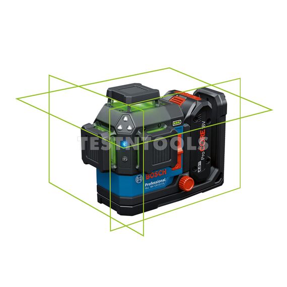 BOSCH 18V 4.0AH LASER LEVEL WITH RANGE FINDER KIT GLL18V-120-33CG + GLM50-27CG, 2 BOSCH 18V 4.0AH LASER LEVEL WITH RANGE FINDER KIT GLL18V-120-33CG + GLM50-27CG