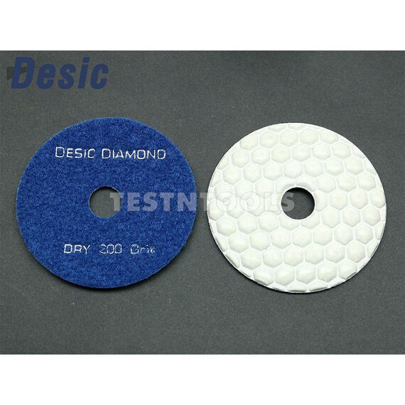 DESIC DIAMOND DRY POLISHING PAD 100MM 200 GRIT AAA GRADE