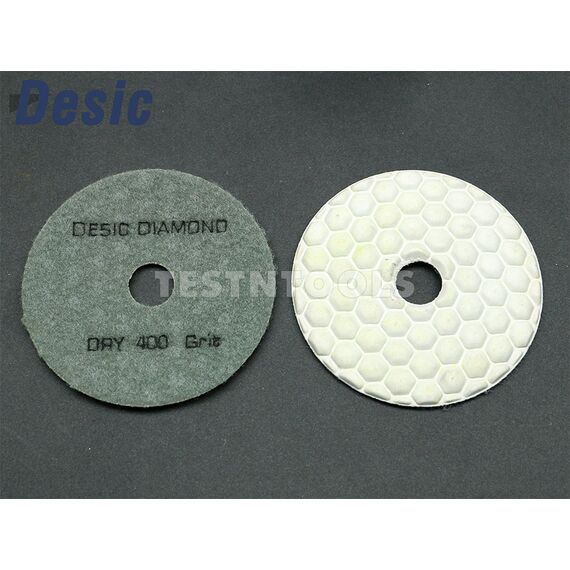 DESIC DIAMOND DRY POLISHING PAD 100MM 400 GRIT AAA GRADE